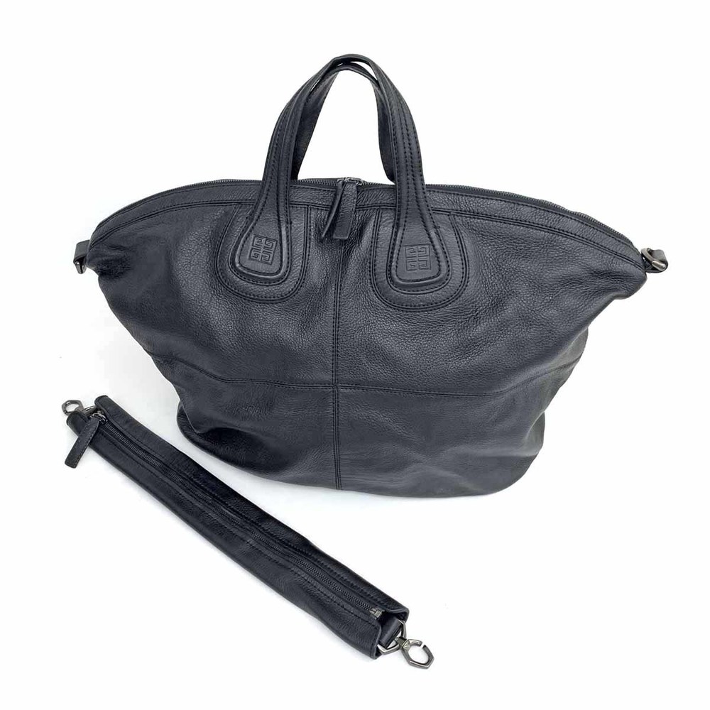 Givenchy Nightingale 2WAY Bag Leather Black